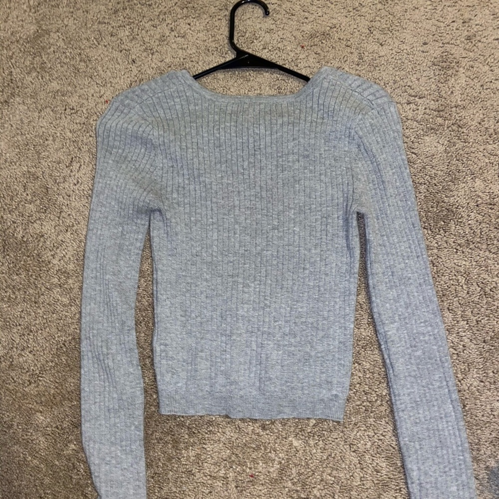 forever 21 grey long sleeve shirt - Picture 3 of 3